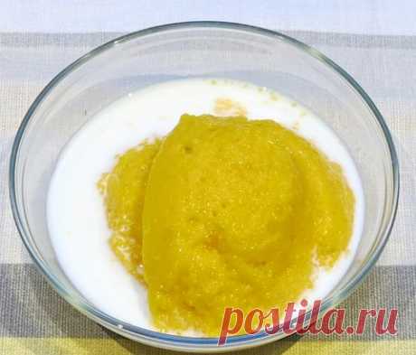 Мусс из тыквы на манной крупе
