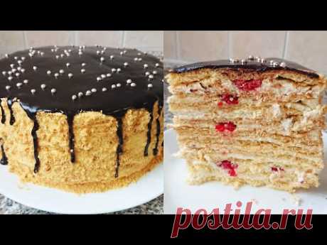 МЕДОВИК. Медовый торт. Вкус детства. Honey cake recipe