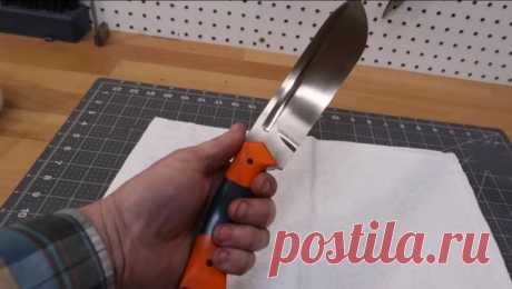 Мощный походный нож своими руками Мощный походный нож – очень полезный инструмент, если вам нужно пробираться через заросли, что-то рубить, колоть, строгать, резать и так далее. Этот нож позволит вам выжить в диких условиях, если у вас есть навыки выживальщика. Впрочем, такой нож будет полезен и рыболову, и охотнику или просто