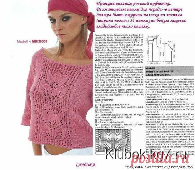 кофта Тюльпан | Клубок