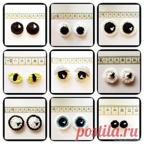 Вяжем глазки для игрушек 
#детям #рукоделие #хобби #творчество #своими_руками #вяжем