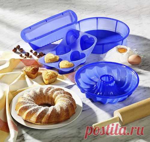 Способы использования силиконовой формы для выпечки