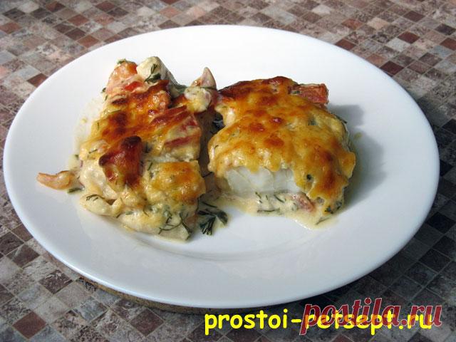 Рыба с сыром и помидорами по-гречески: просто, быстро и вкусно