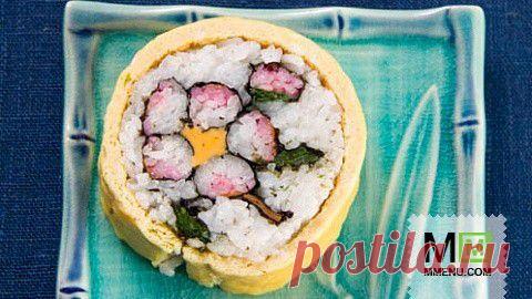 Футомаки «Сазанка» («Камелия») - кулинарный рецепт. Миллион Меню