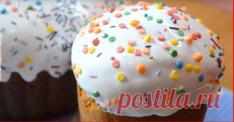 Глазурь на желатине — не ломается и не крошится! Глазурь на желатине — уверенно держится на куличе, не ломается и не крошится!