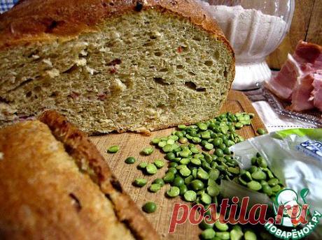 Хлеб гороховый с беконом и луком. Автор: Жен Жен