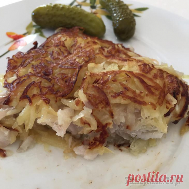 ТРЕСКА В КАРТОФЕЛЕ.