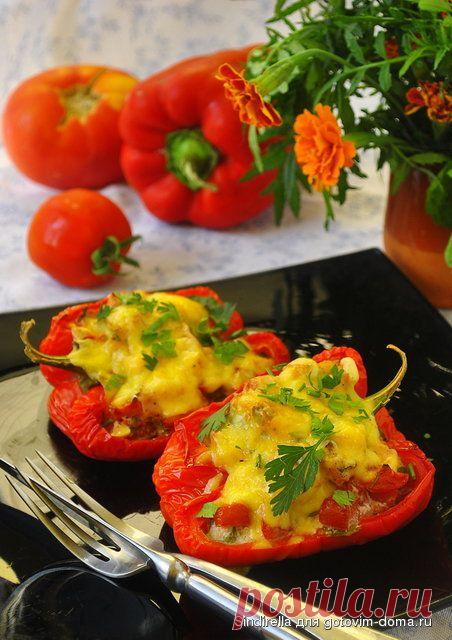 Перец, фаршированный курицей | Четыре вкуса