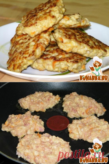 Мясные оладьи &quot;Геркулес&quot;- витаминные, питательные и силы-придающие)))