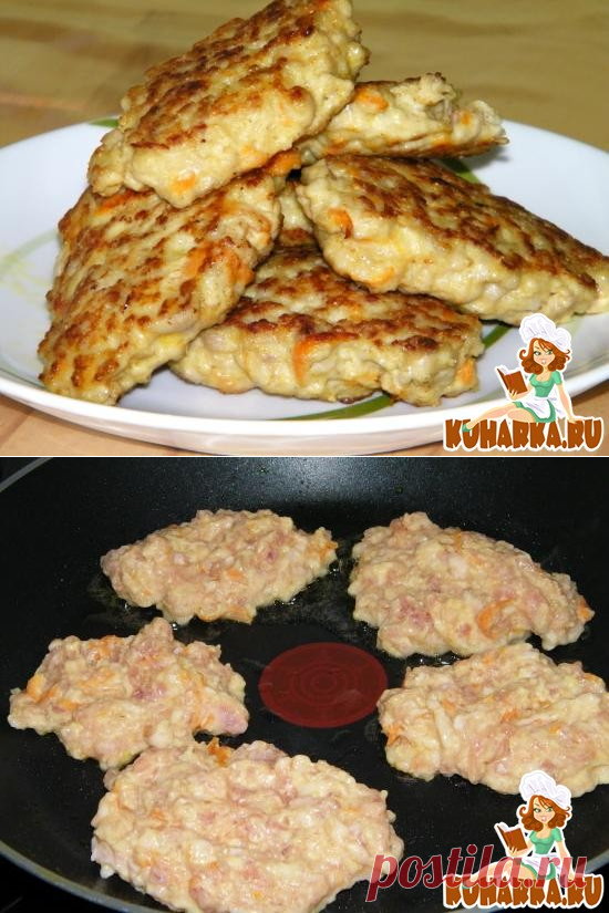 Мясные оладьи "Геркулес"- витаминные, питательные и силы-придающие)))