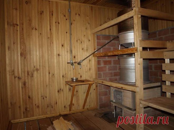 Самодельная печь из колесных дисков для бани