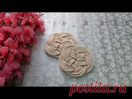 Easy DIY Macrame Coaster For Beginners - YouTube