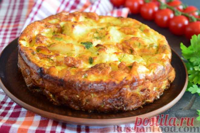Рецепт: Быстрый рыбный пирог на RussianFood.com