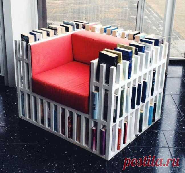 Идеальное кресло для книголюбов