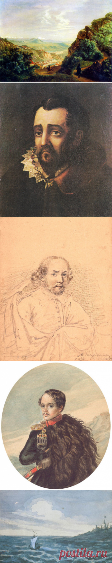 Лермонтов-художник: 10 лучших картин и рисунков поэта!