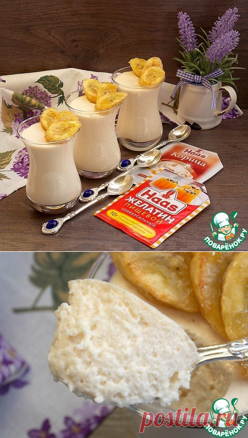 Десерт из ряженки 