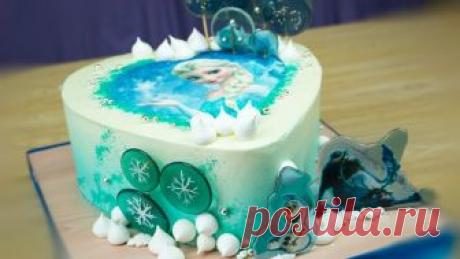 Торт ❄Холодное сердце❄ без мастики💙 - Я - ТОРТодел! ❄"Холодное сердце"❄. Вариантов для оформления тортов с героями этого мультфильма великое множество. Вот еще один вариант сказочного зимнего торта без мастики...