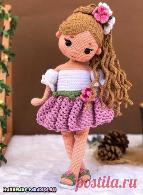 Куколка Arya крючком. Описание вязания