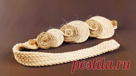 Подхват из шнура, круги №90768 - купить в Украине на Crafta.ua