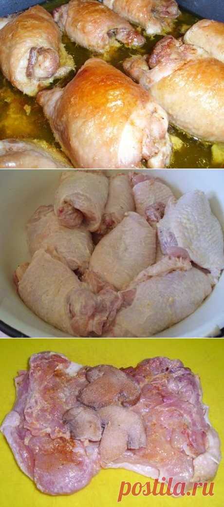 Вкуснейшие куриные бедрышки с грибами
