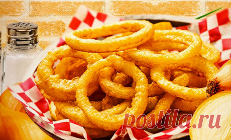 Луковые кольца за 3 минуты: съедаются по 50 штук