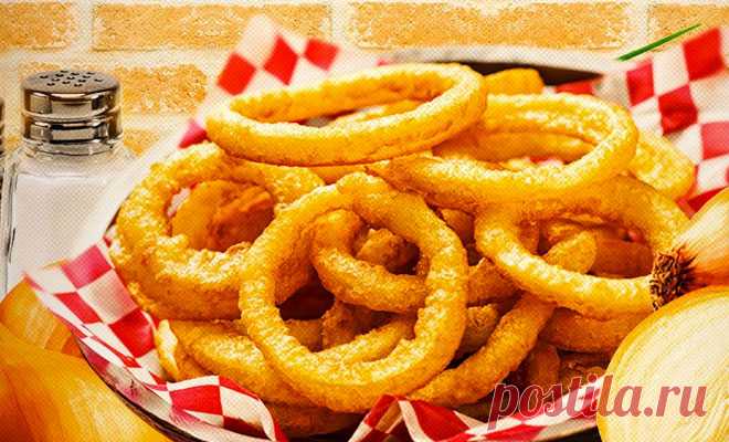 Луковые кольца за 3 минуты: съедаются по 50 штук