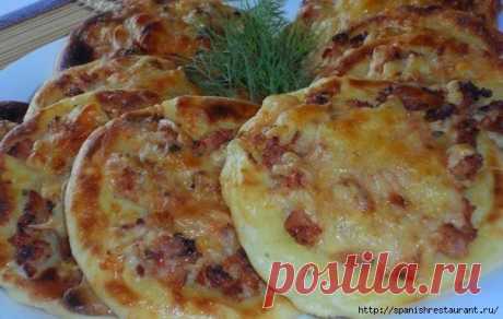 Картофельные ватрушки с курицей
