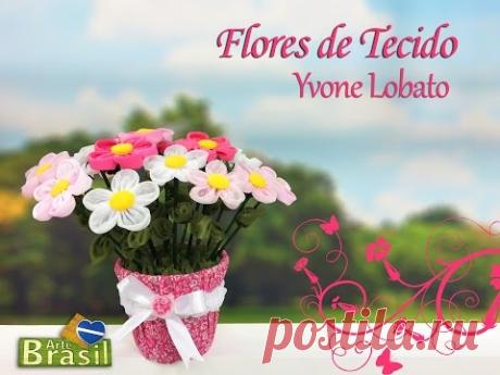 Programa Arte Brasil - 22/01/2015 - Yvone Lobato - Flores de Tecido