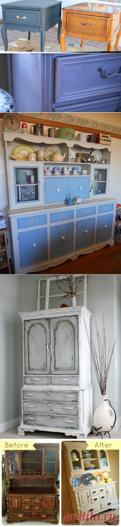 Перекраска старой мебели, или Как изменить интерьер за считанные дни - Ярмарка Мастеров - ручная работа, handmade