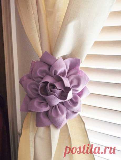 Подхваты для штор. Идеи для вдохновения