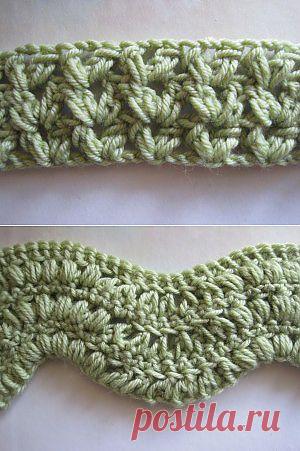 Вязание крючком Точечные »Blog Archive» Как вязать крючком: V-кластеров и кластерных шевроны - вязания крючком, Учебники и новости