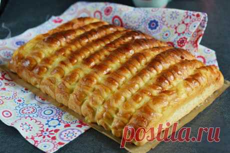Сдобные булочки-сайки с заварным кремом Стряпуха