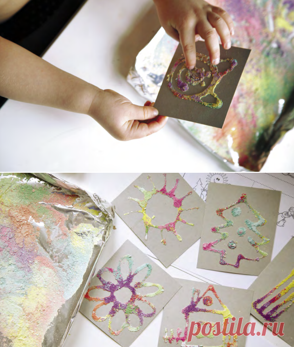 Меловые барельефы