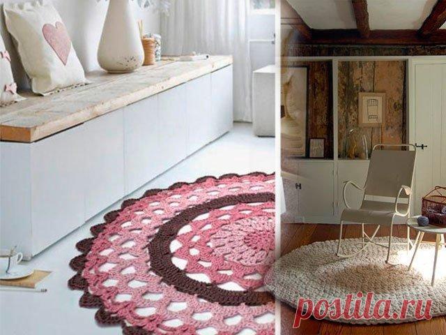 Вязаные коврики крючком: пошаговая инструкция для начинающих Самые подробные схемы и пошаговое описание вязания ковриков крючком для Вашего дома! Если Вы - новичок, то Вас ждет мастер - классы и обучающие уроки по вязанию ковриков из различной пряжи, и множество мастер - классов!