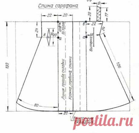 Выкройка школьного сарафана. Шьем школьный сарафан своими руками