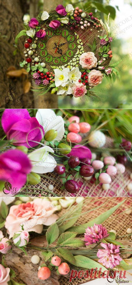 Финальный проект: композиция с цветами из фоамирана - CoffeeDecor.ru