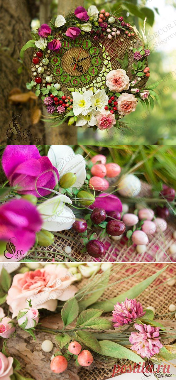 Финальный проект: композиция с цветами из фоамирана - CoffeeDecor.ru