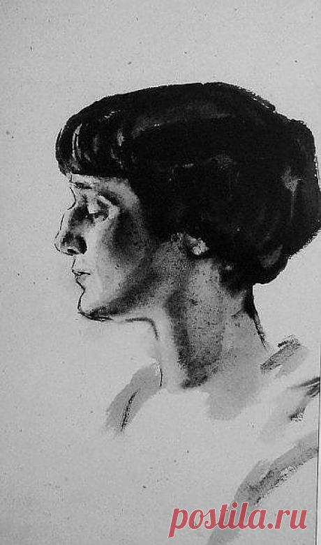 Марина Цветаева
1915 год
АННЕ АХМАТОВОЙ

Узкий, нерусский стан -
Над фолиантами.
Шаль из турецких стран
Пала, как мантия.

Вас передашь одной
Ломаной черной линией.
Холод - в весельи, зной -
В Вашем унынии.

Вся Ваша жизнь - озноб,
И завершится - чем она?
Облачный - темен - лоб
Юного демона.

Каждого из земных
Вам заиграть - безделица!
И безоружный стих
В сердце нам целится.

В утренний сонный час,
- Кажется, четверть пятого, -
Я полюбила Вас,
Анна Ахматова.