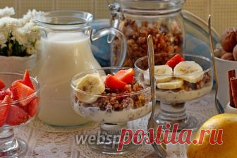 Гранола с бананом и грушей рецепт с фото, как приготовить на Webspoon.ru