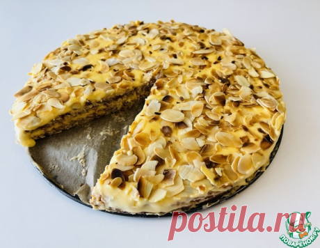 Миндальный торт Альмонди – кулинарный рецепт