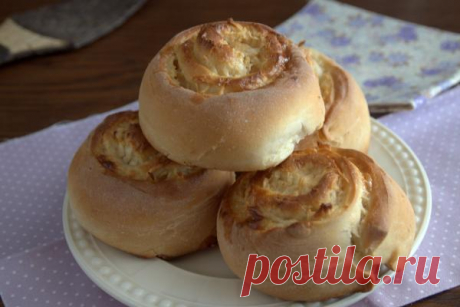 Немецкие булочки с яблоками и сгущенкой | CityWomanCafe.com