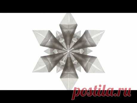 ORIGAMI SNOWFLAKE ❄ (Jo Nakashima) - YouTube