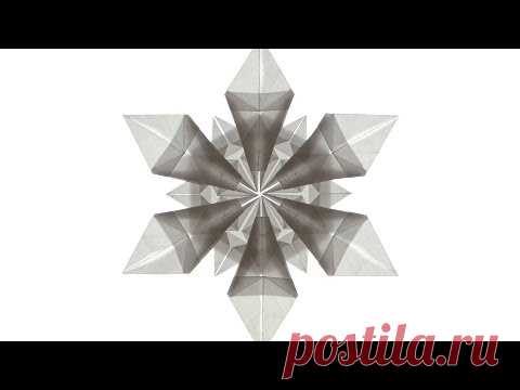 ORIGAMI SNOWFLAKE ❄ (Jo Nakashima) - YouTube