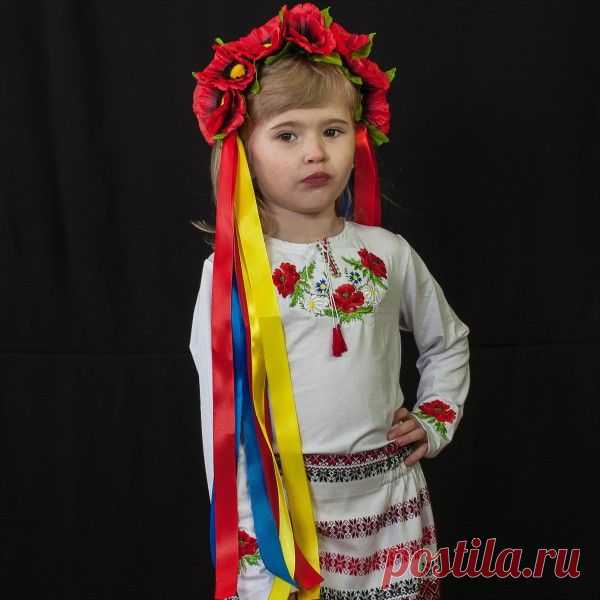 Футболка вышиванка с длинным рукавом для девочек до 152 размера: продажа, цена в Киеве. этническая одежда детская от "Оптово-розничный магазин женской одежды Я-Модна" - 37316826