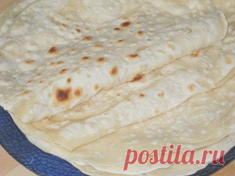 Рецепт:Лаваш домашний.