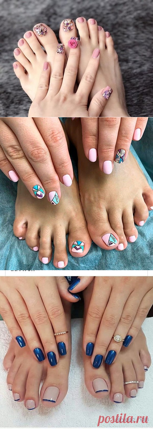 Модный педикюр 2018-2019 – фото новинки, красивые идеи дизайна педикюра | Beautylooks