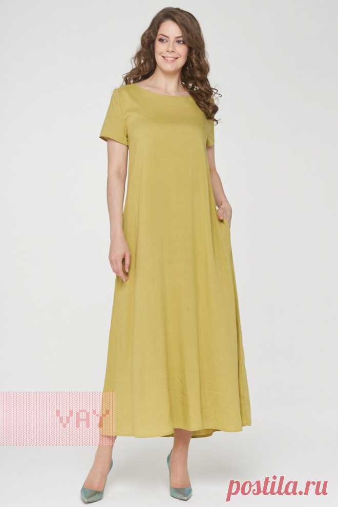 Летние платья от марки VAY. Женские летние платья VAY (артикул 191-3486), цветовое решение цейлонский желтый. Ещё больше женских платьев марки ВЭЙ на оптовом сайте производителя VAY - Ньювэй.ру https://www.newvay.ru