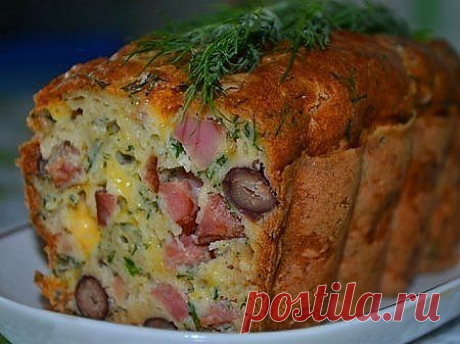 Мясной кекс.