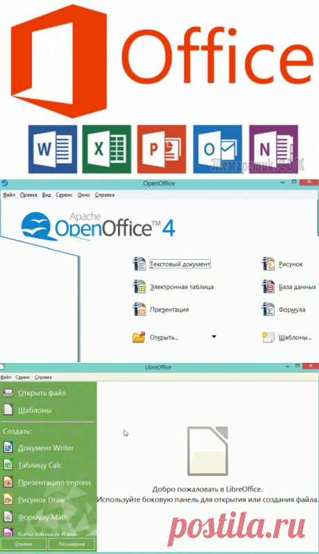 Замена Microsoft Office (Word, Excel…). Бесплатные аналоги