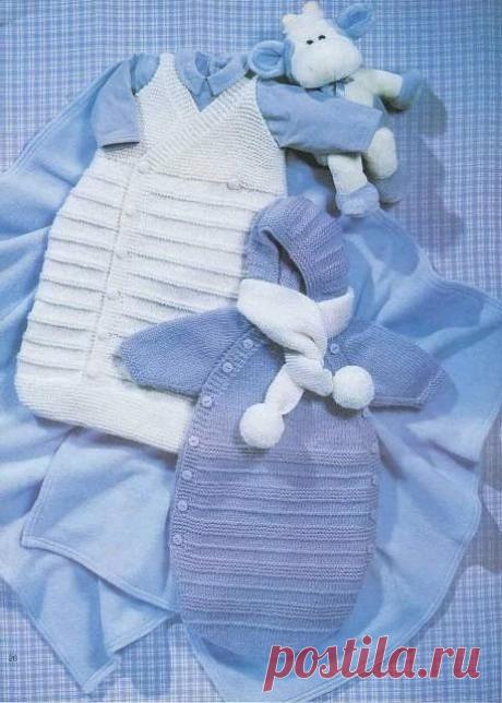 Как связать конверт для новорожденного своими руками?